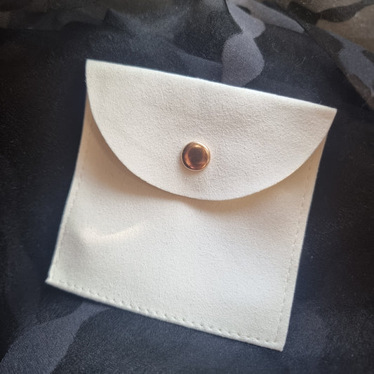 Bolsa de camurça bege