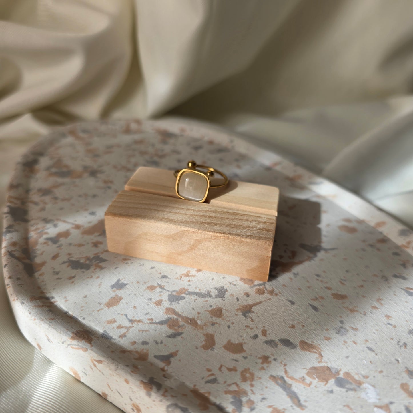 Bague ROSALIA – Acier inoxydable doré