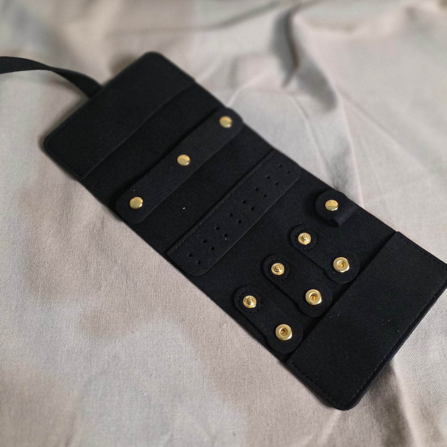 Pochette à Bijoux en Daim