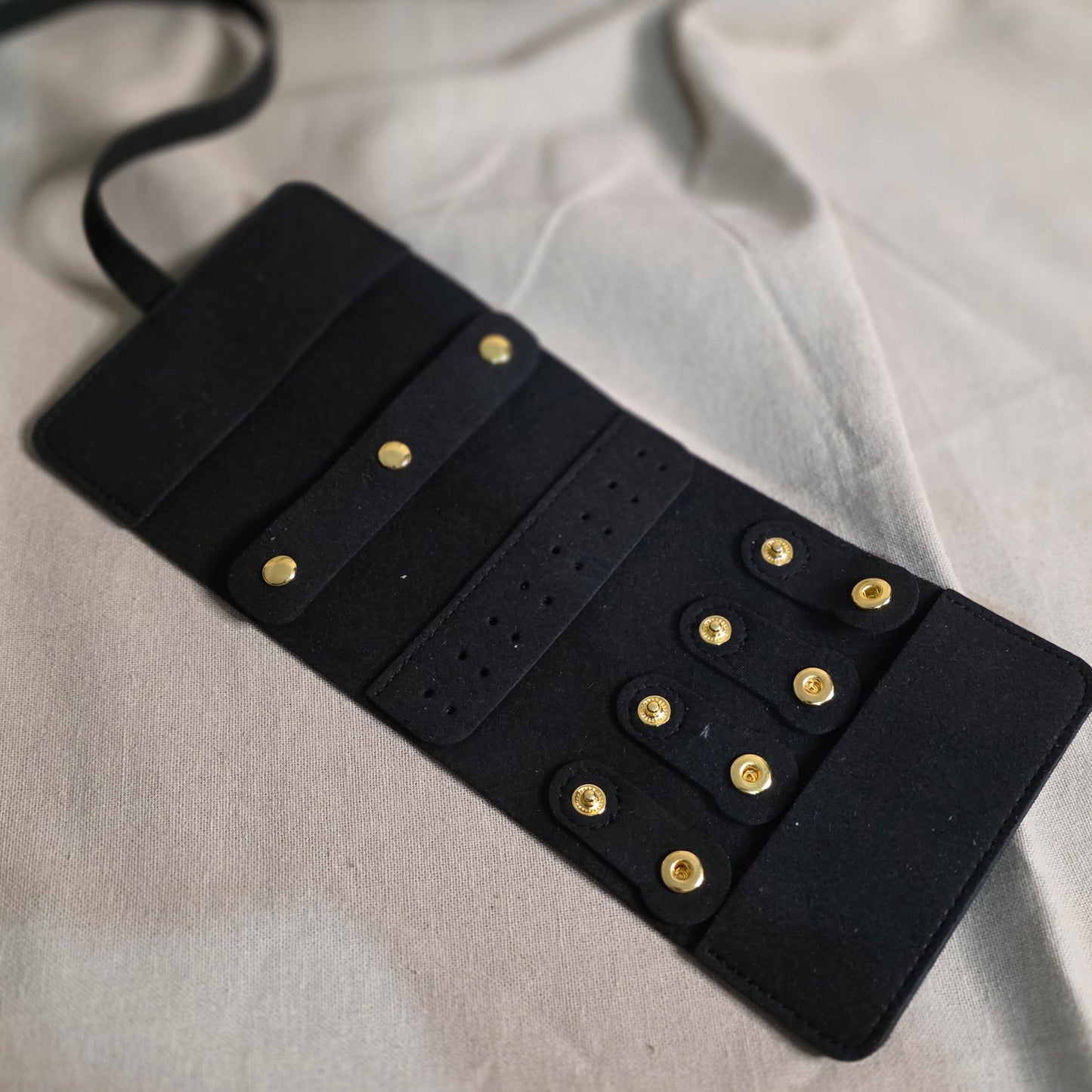 Pochette à Bijoux en Daim