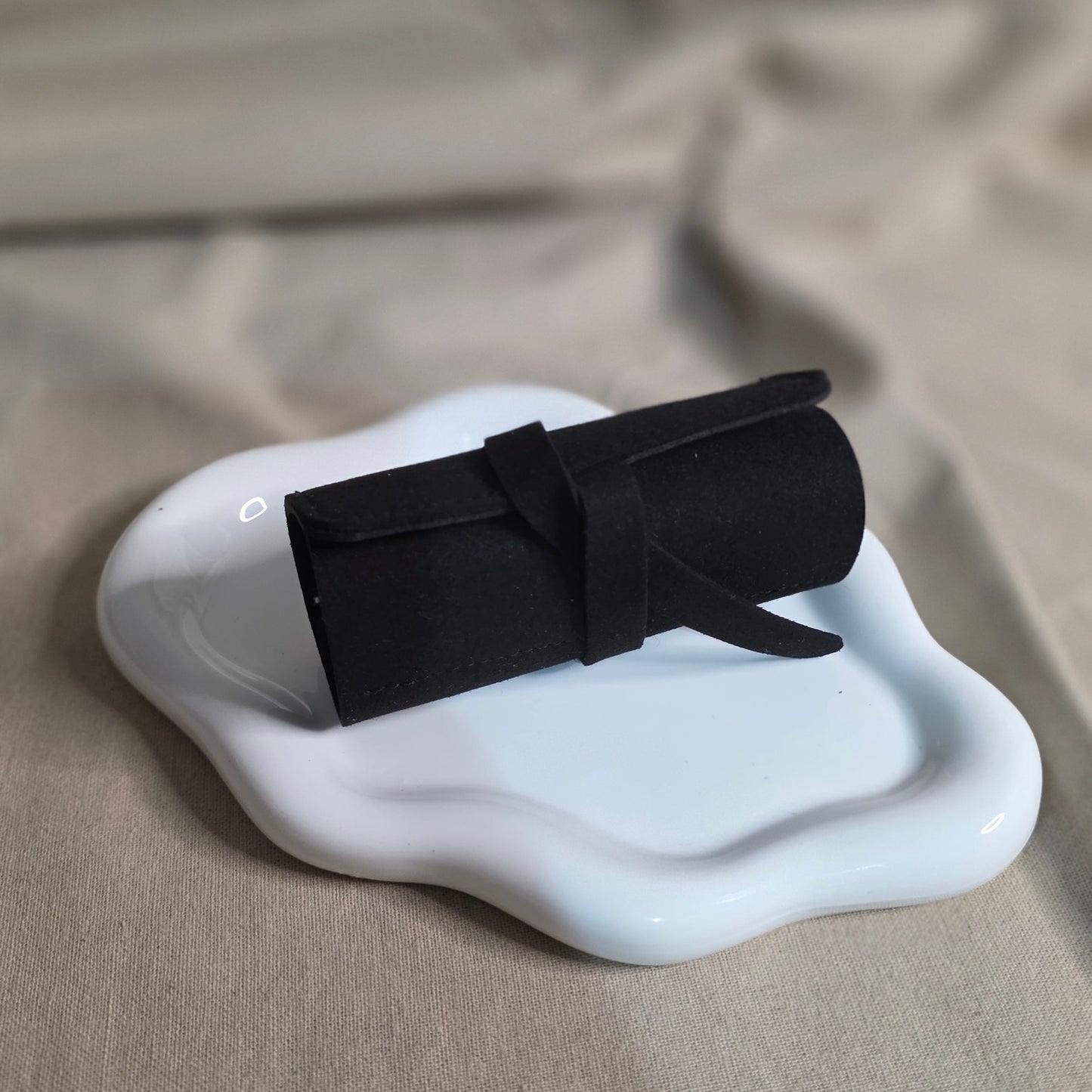 Pochette à Bijoux en Daim