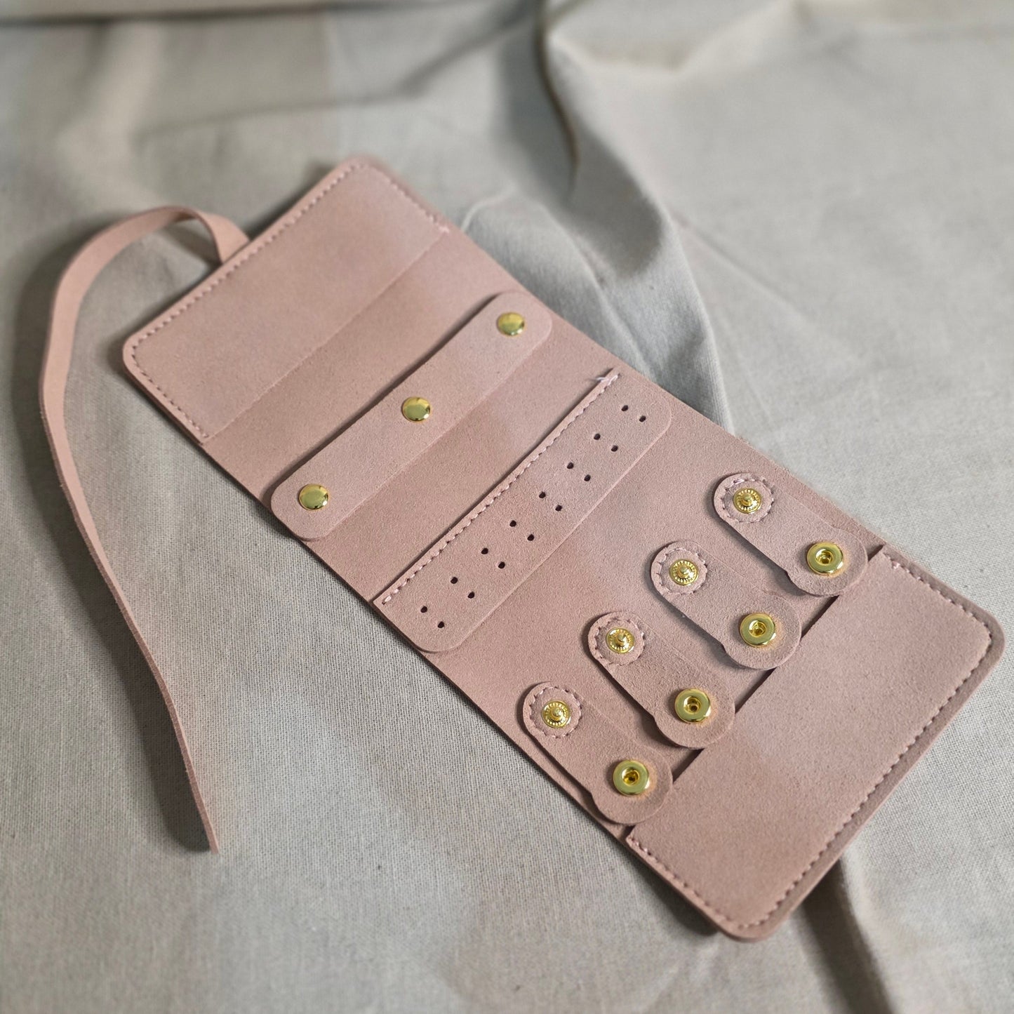 Pochette à Bijoux en Daim