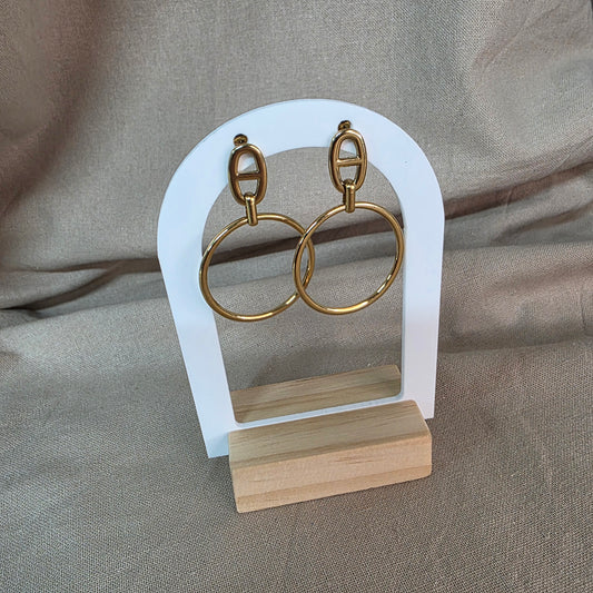 Boucles d'oreilles NEIRIA | Acier inoxydable