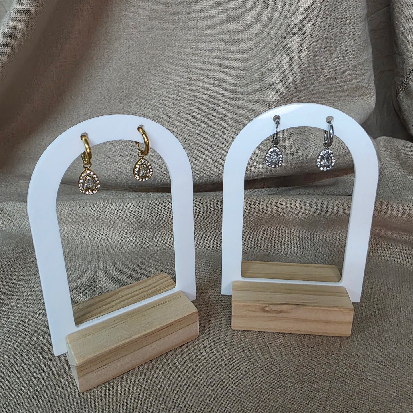 Boucles d'oreilles CLEA | Acier inoxydable