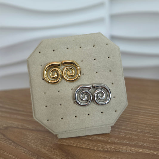 Boucles d'oreilles SABY | Acier inoxydable